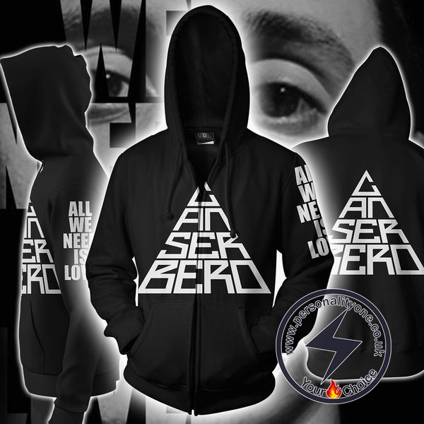 Canserbero All We Need Is Love Zip Up Hoodie Jacket